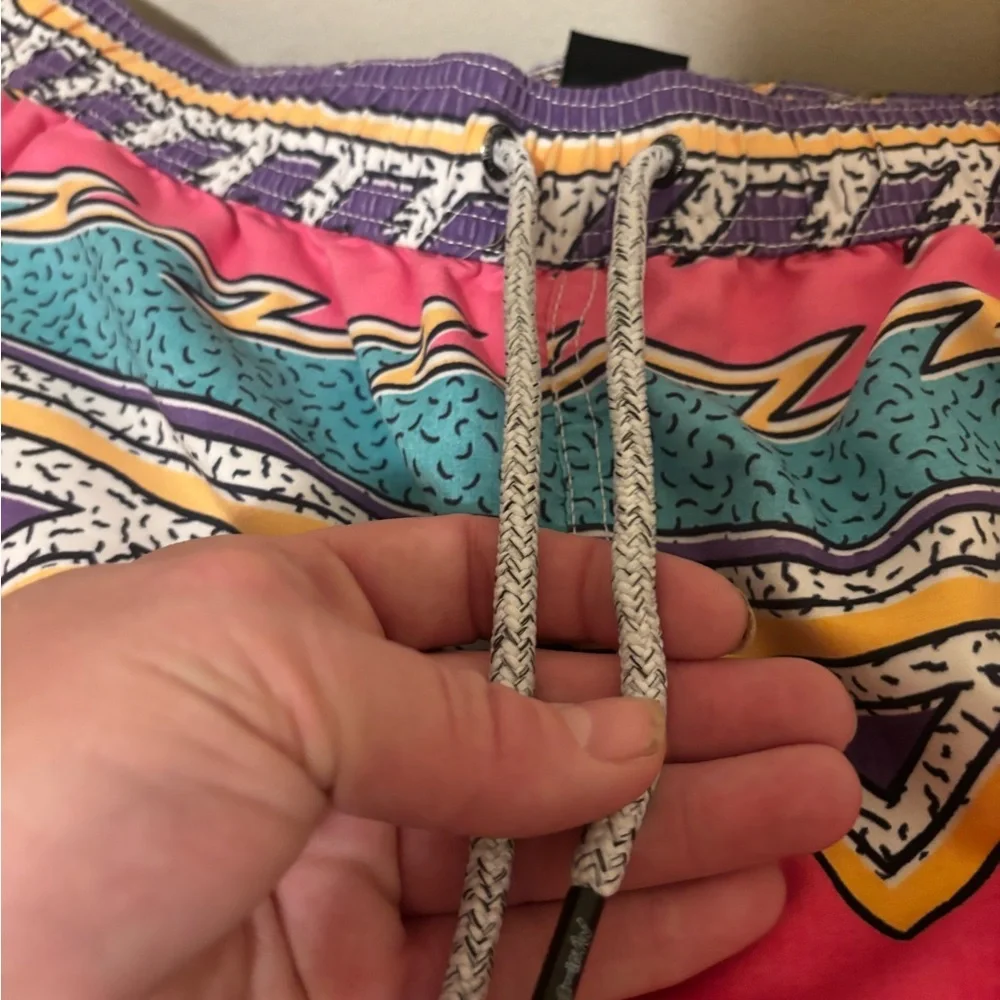 Maui & sons Pink and Purple Patterned Swim Shorts Maui and Sons swim trunks